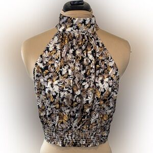 Cupshe Leafy Patterned Halter Top